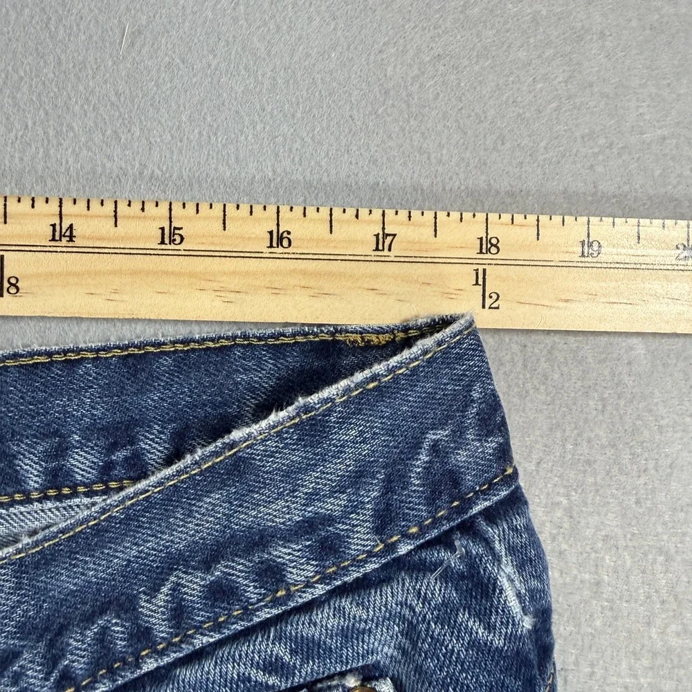 Vintage 80s Sasson Jeans Womens 38 Medium Wash Denim Pleated High Rise Retro